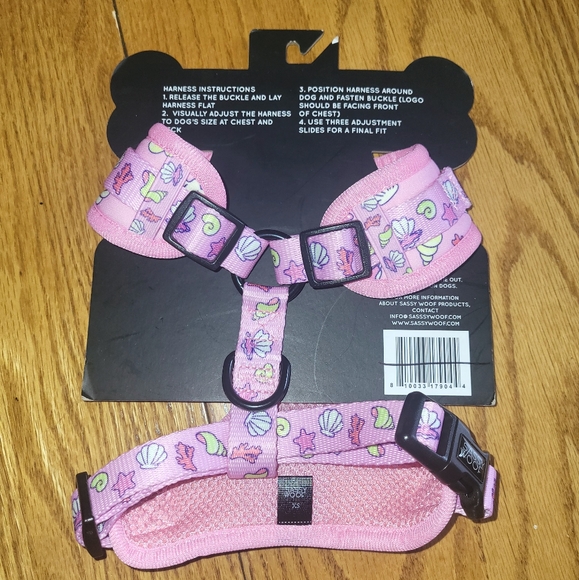 🐾NEW Sassy Woof Adjustable Dog Harness XS - Picture 3 of 3